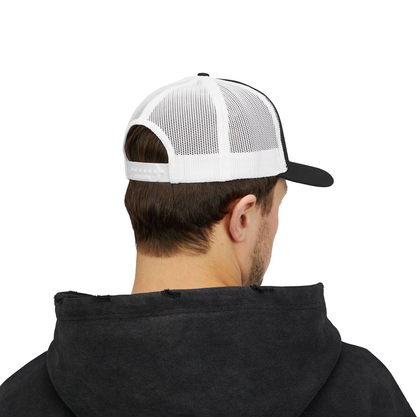 Hot Girls Lashes - Snapback Trucker Cap (round brim)