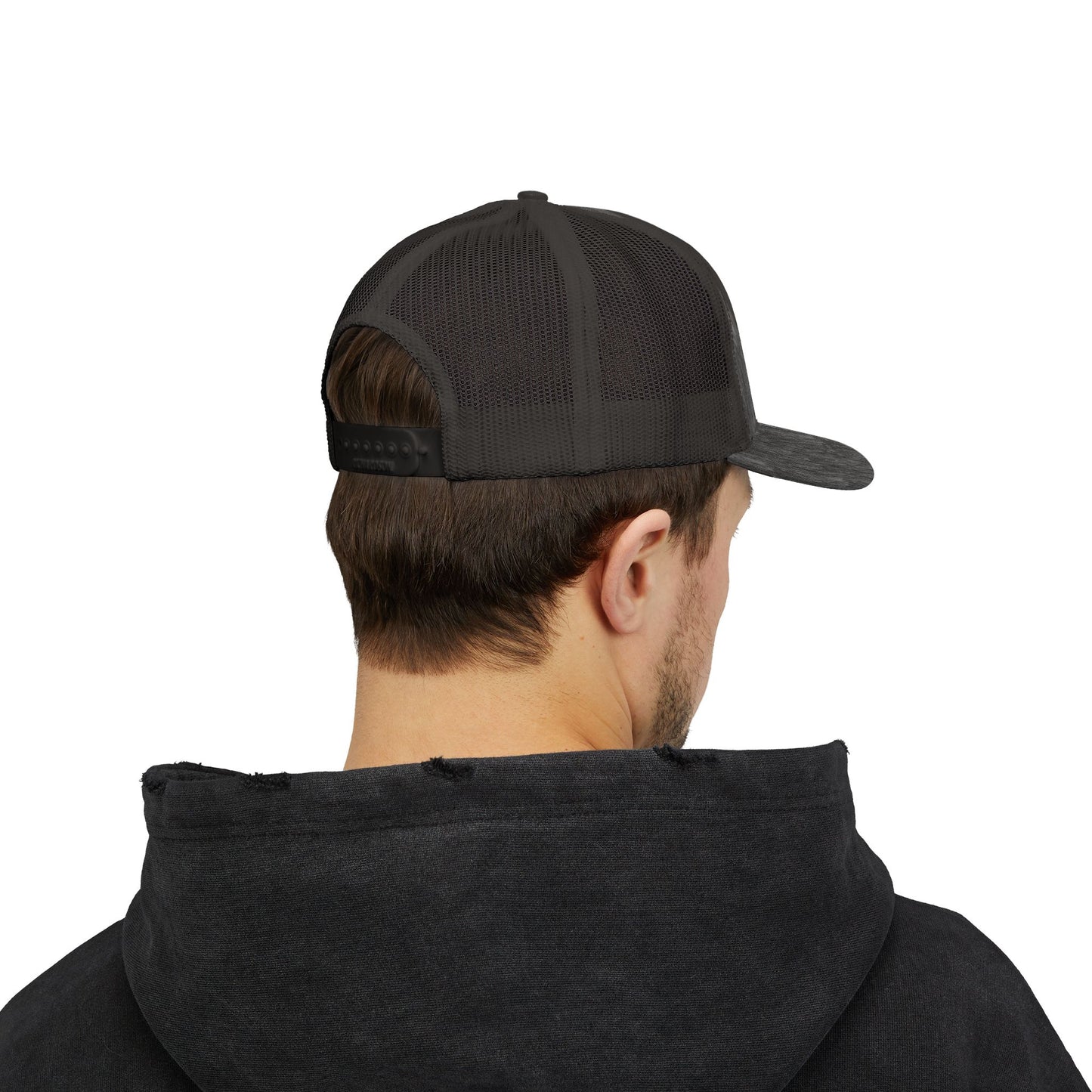 Hot Girls Lashes - Snapback Trucker Cap (round brim)