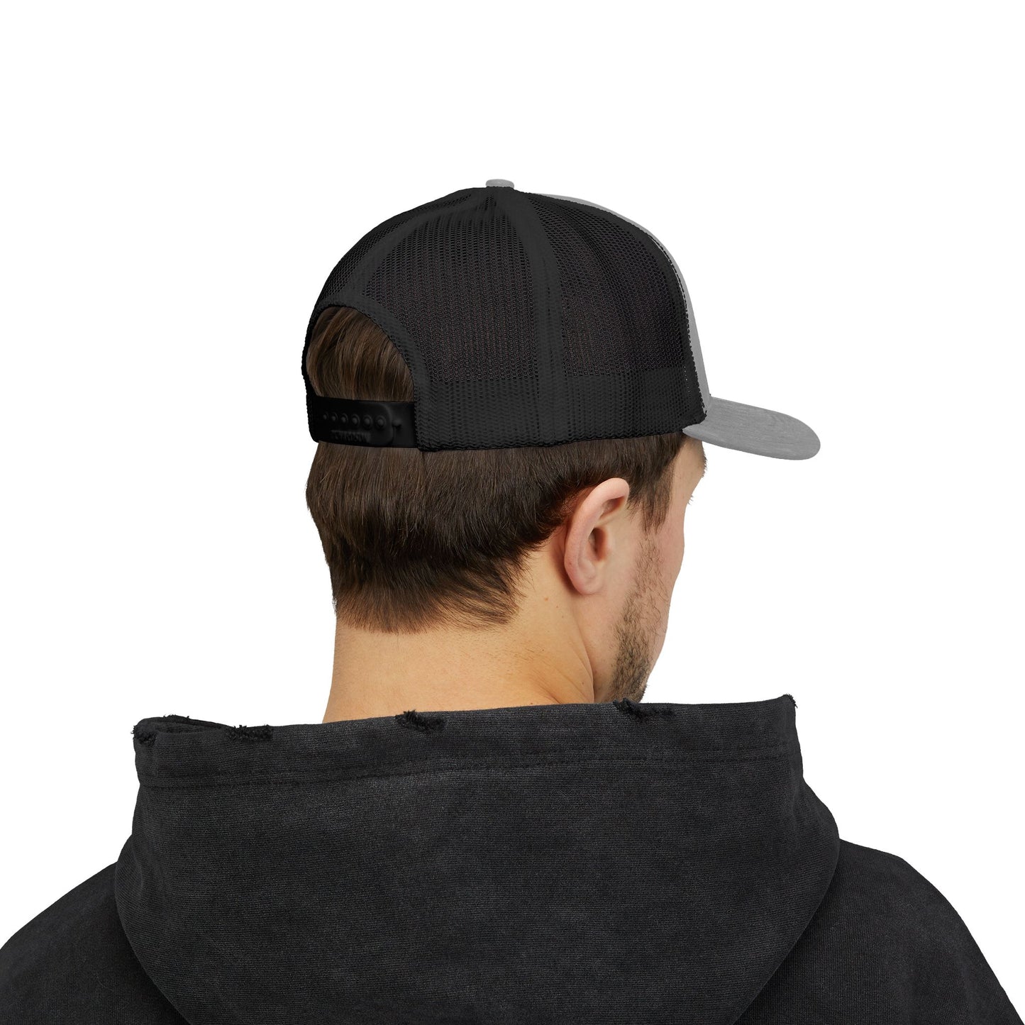 Hot Girls Lashes - Snapback Trucker Cap (round brim)
