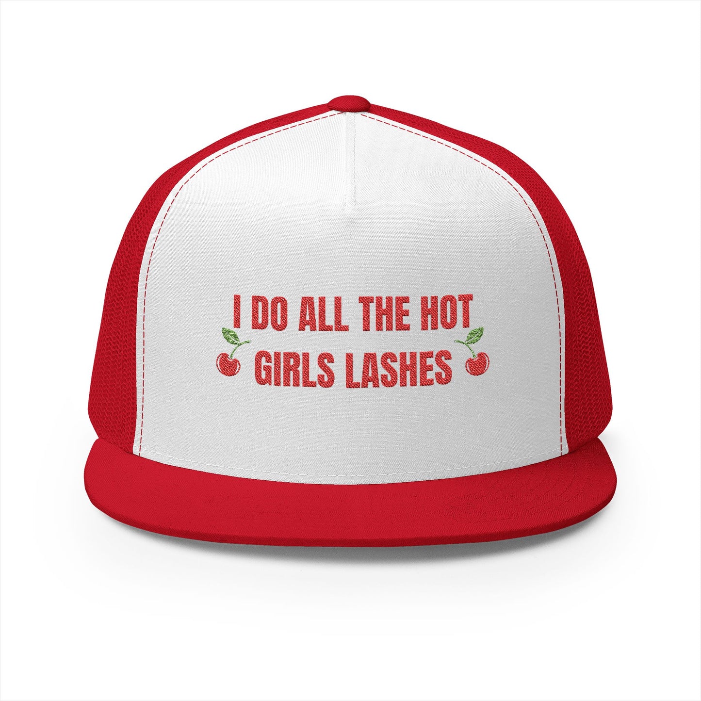 Hot Girls Lashes - Trucker Cap (flat brim)