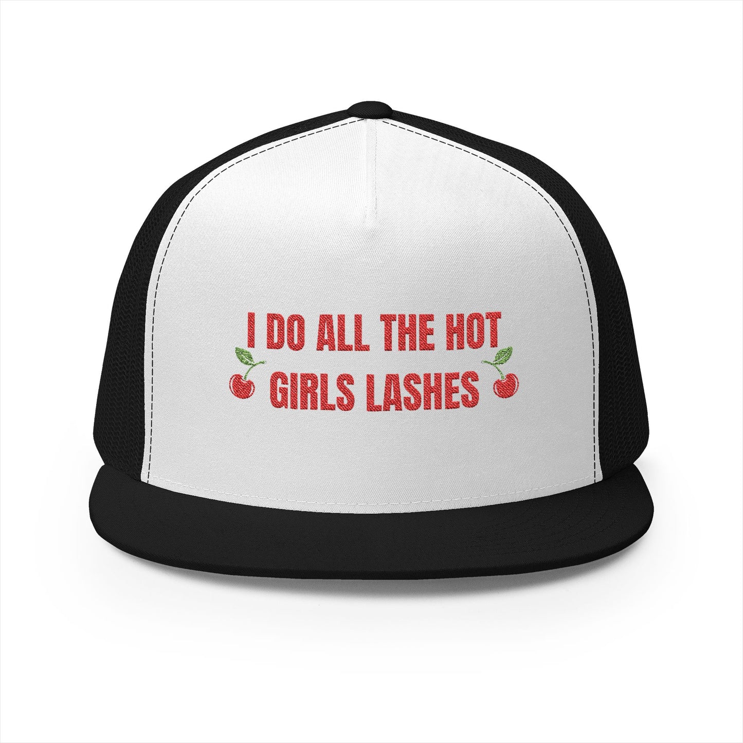 Hot Girls Lashes - Trucker Cap (flat brim)