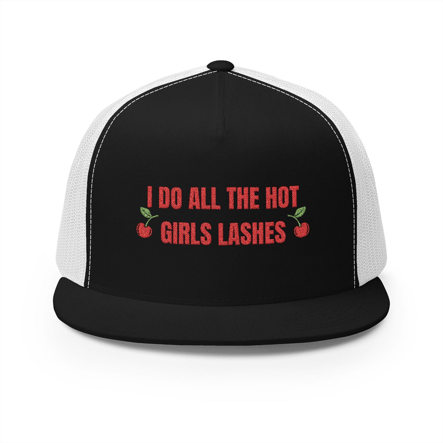 Hot Girls Lashes - Trucker Cap (flat brim)