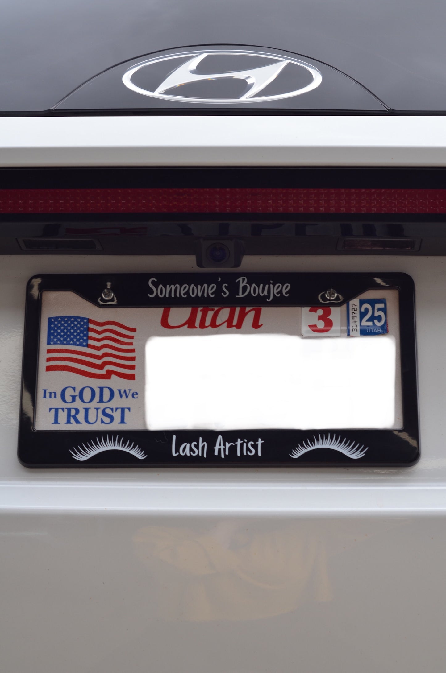 License Plate Frames | Boujee Lash Artist