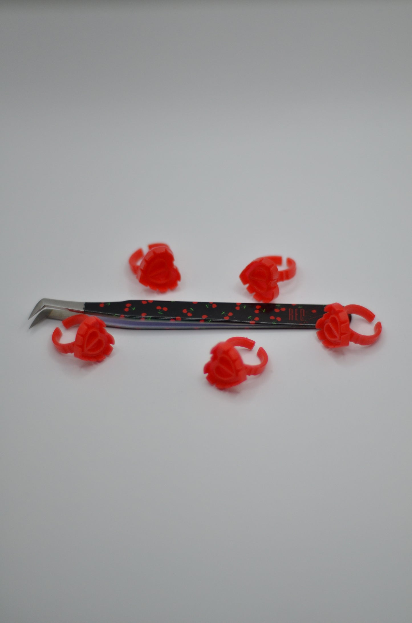 Black Cherry Boot Tweezer with Fiber Tip