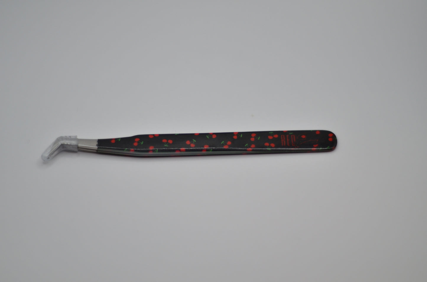 Black Cherry Boot Tweezer with Fiber Tip