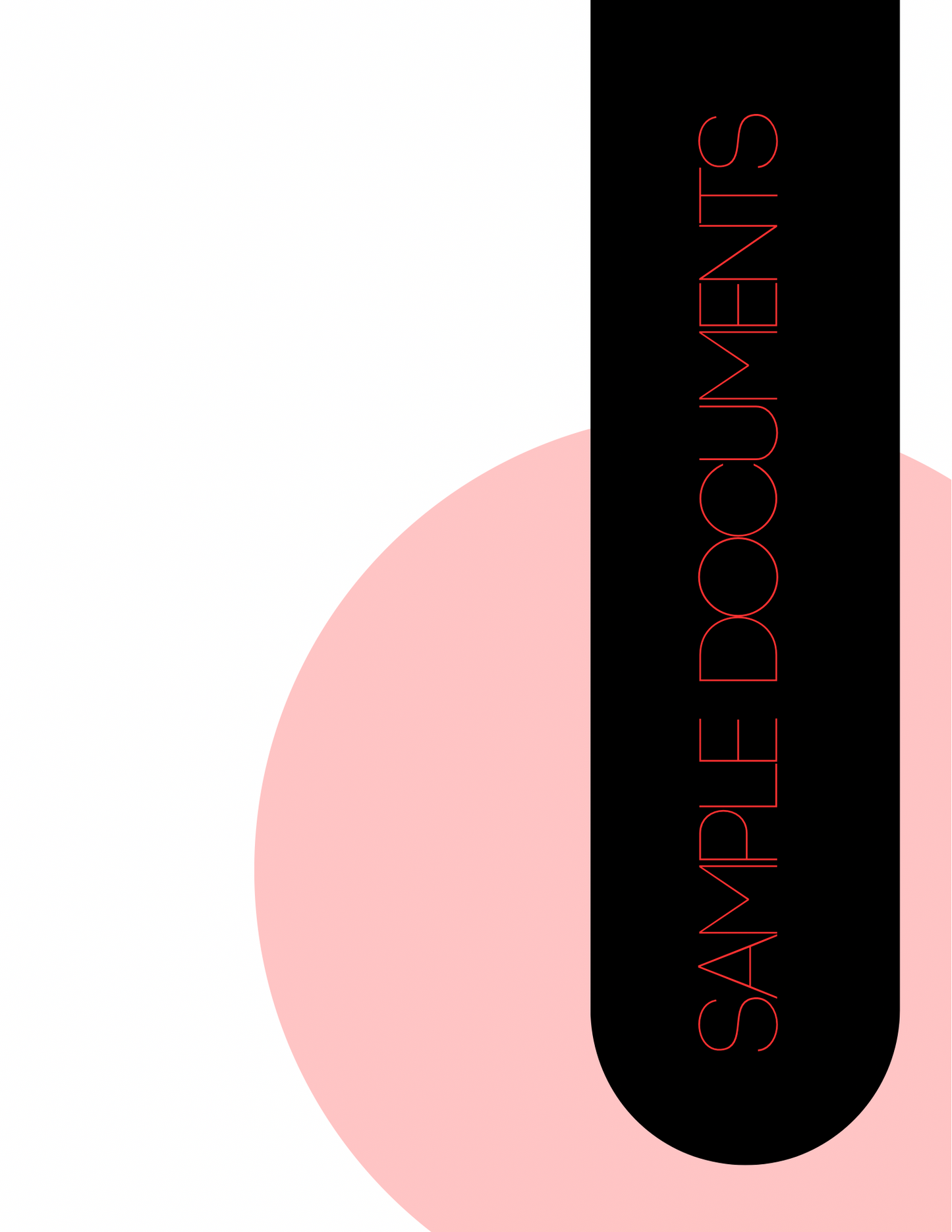 Sample Consent Documents