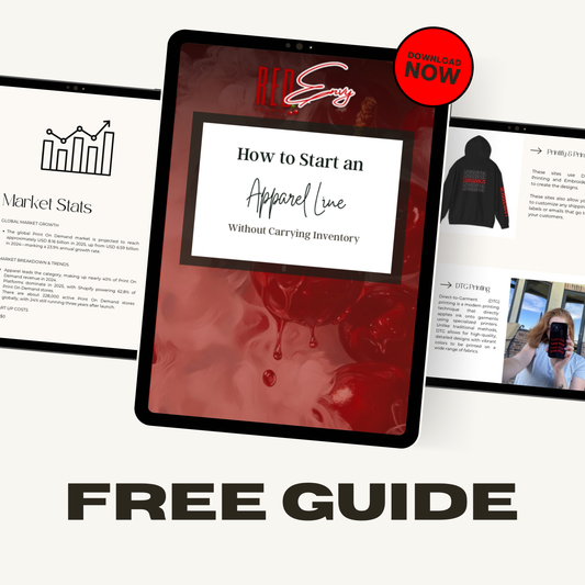 How to Start an Apparel Line w/out Carrying Inventory FREEBIE