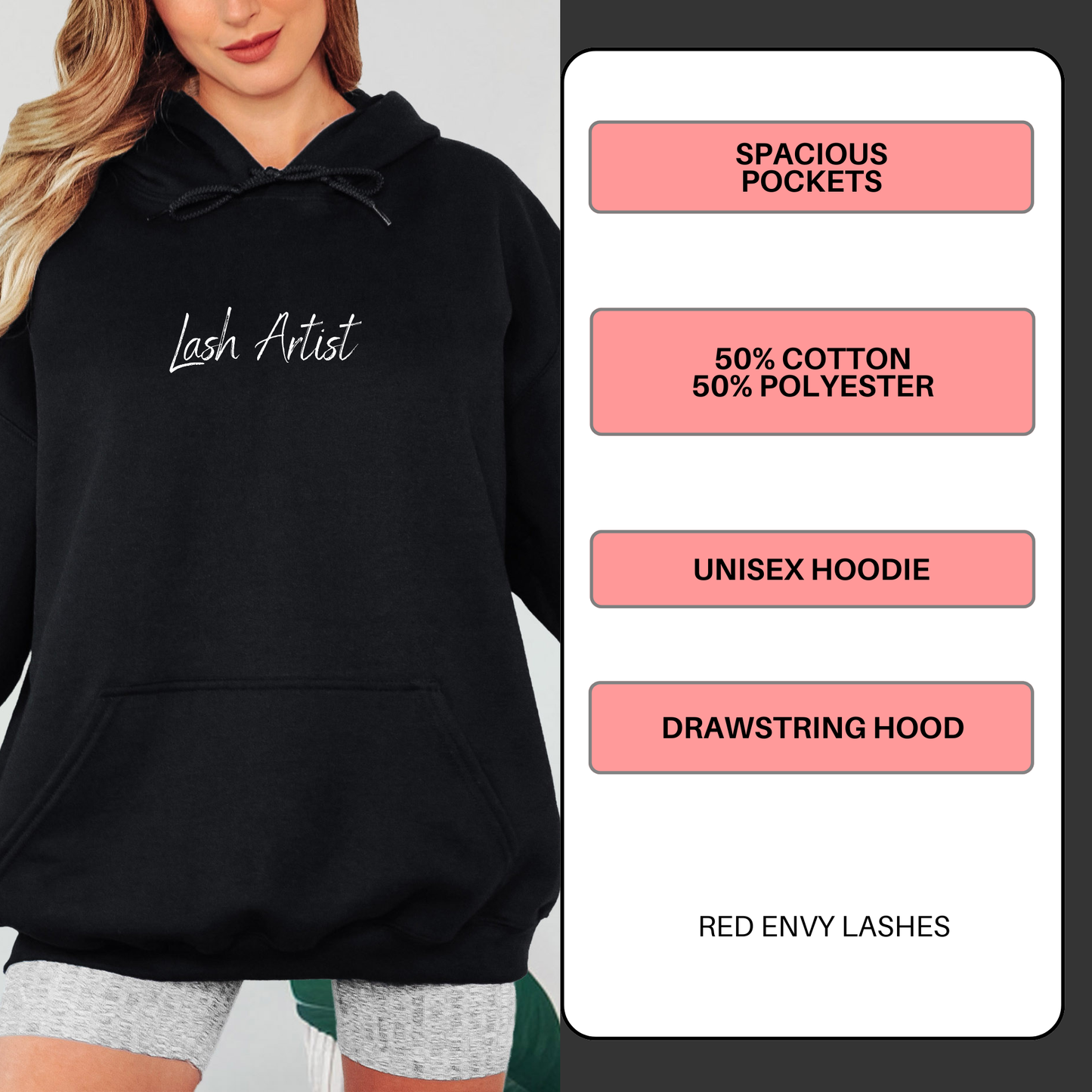 Lash Artist Hooded Sweatshirt