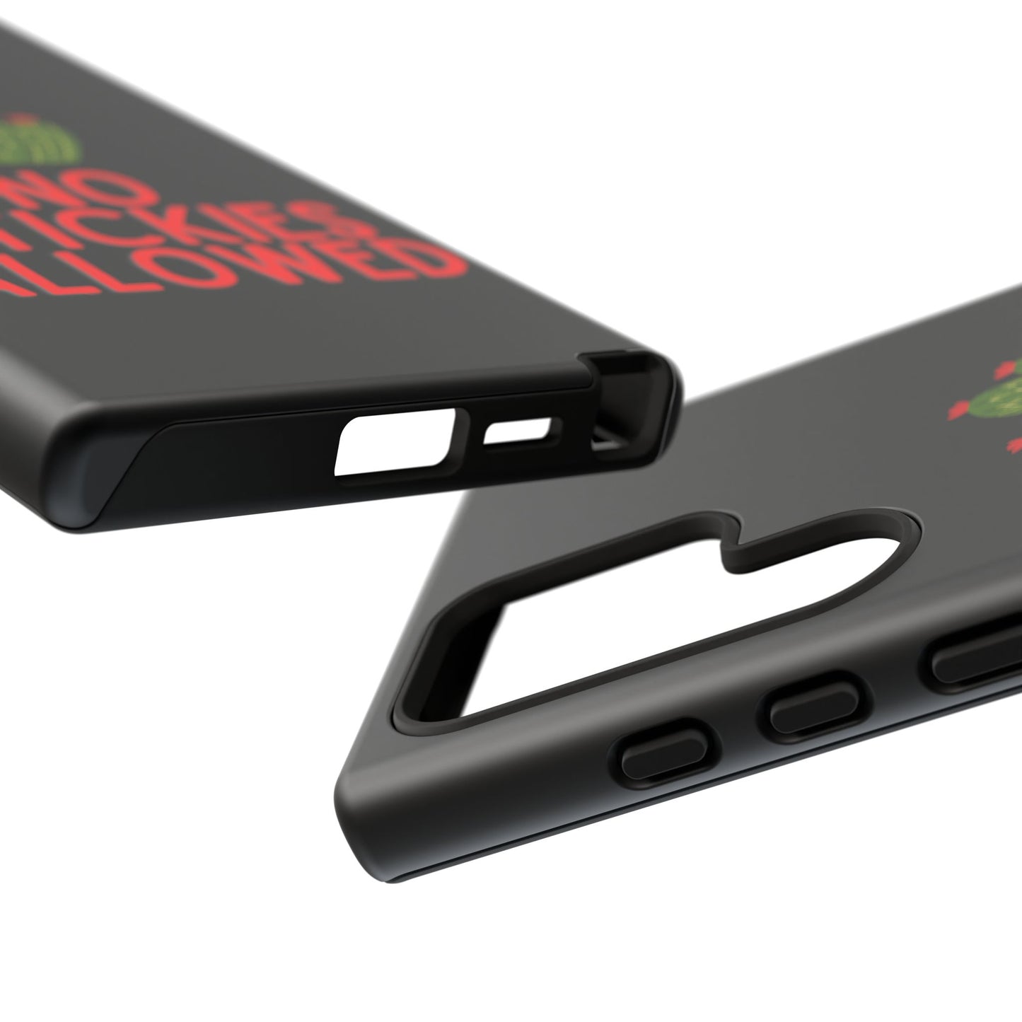 No Stickies Allowed Tough Phone Cases