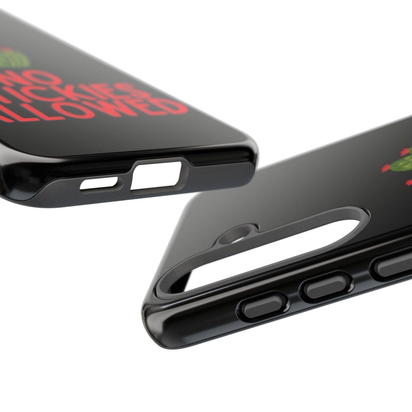 No Stickies Allowed Tough Phone Cases