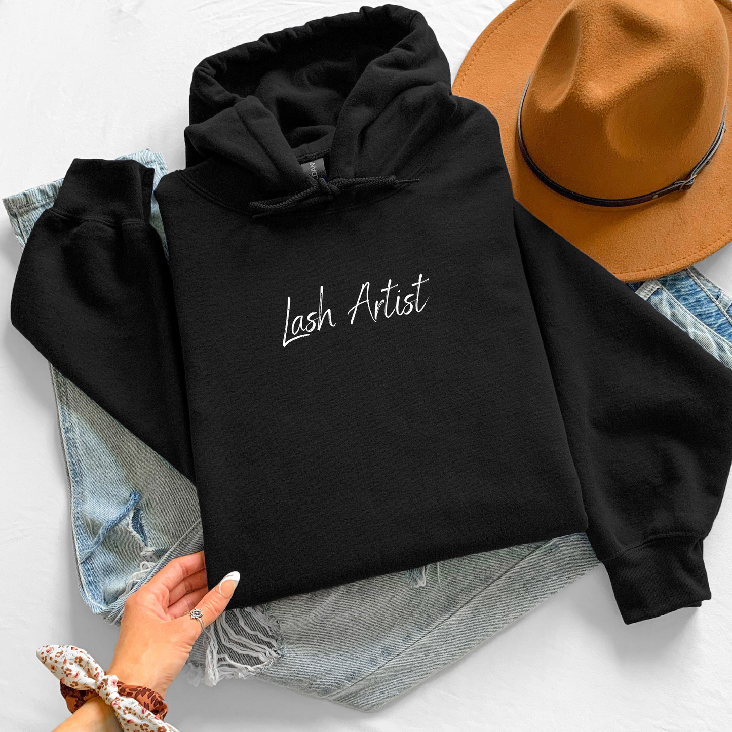 Lash Artist Hooded Sweatshirt (without extra design)