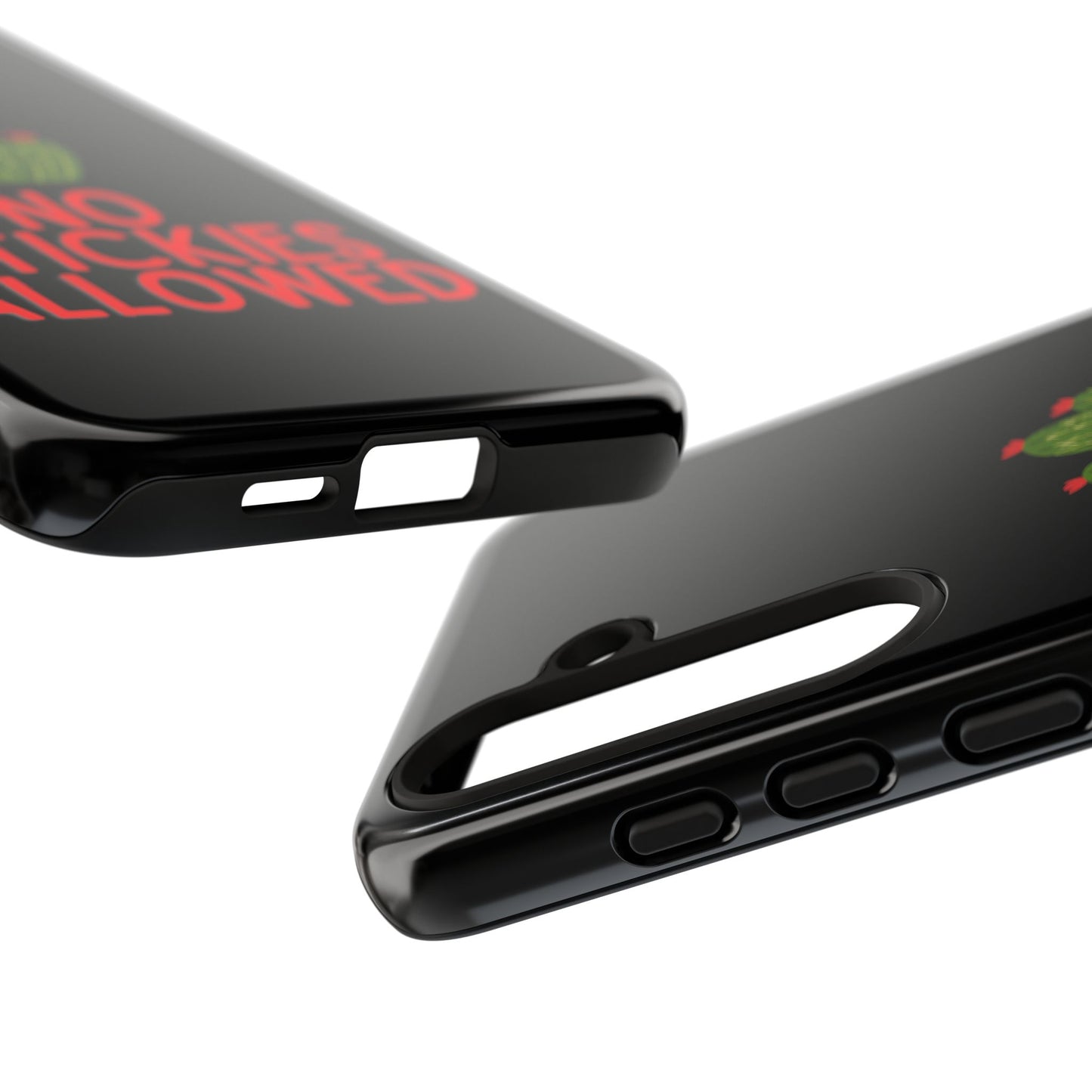 No Stickies Allowed Tough Phone Cases