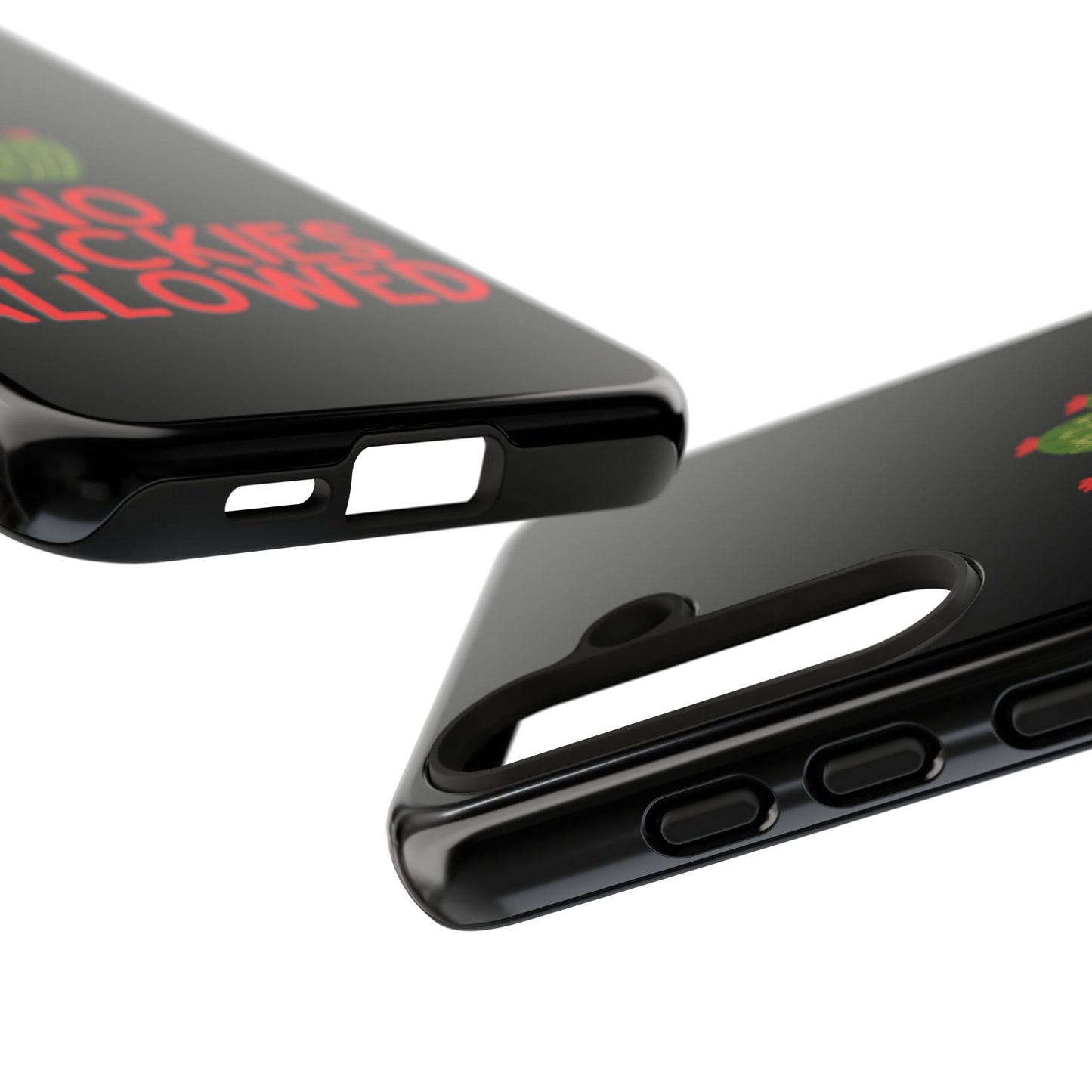 No Stickies Allowed Tough Phone Cases