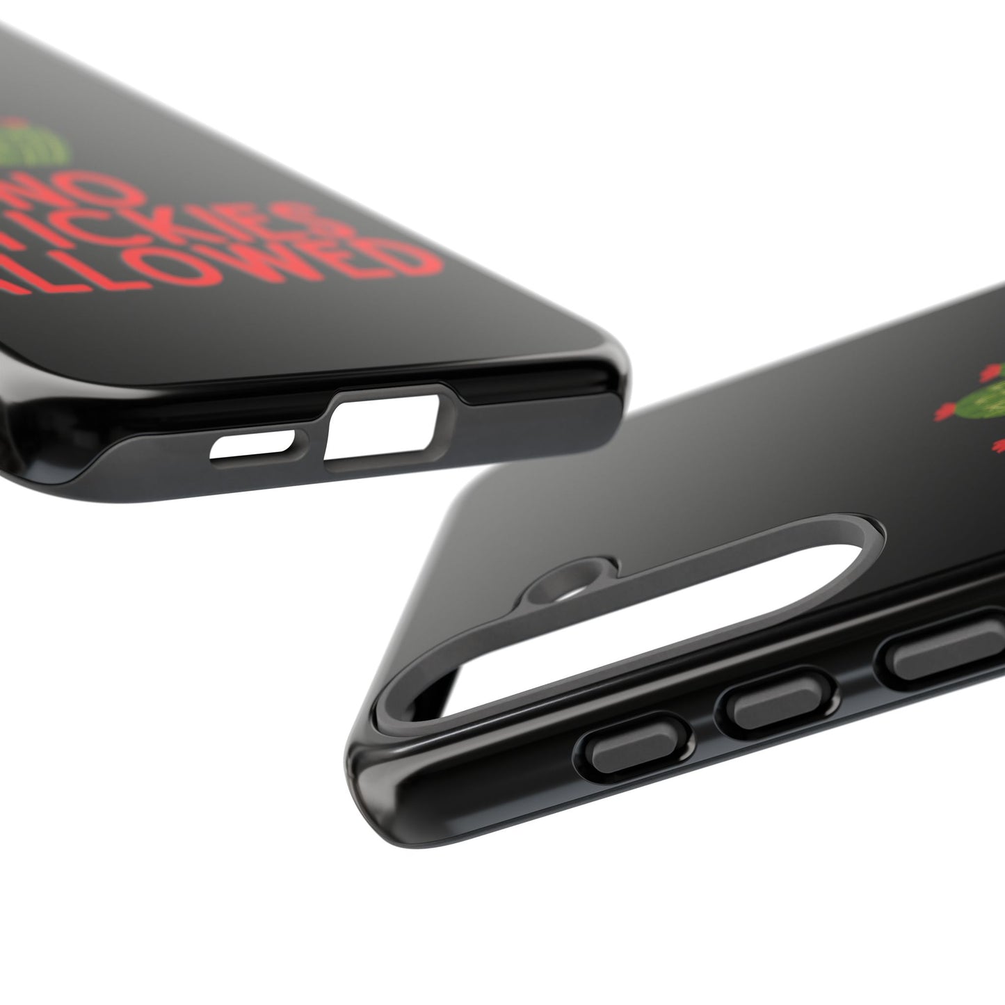 No Stickies Allowed Tough Phone Cases