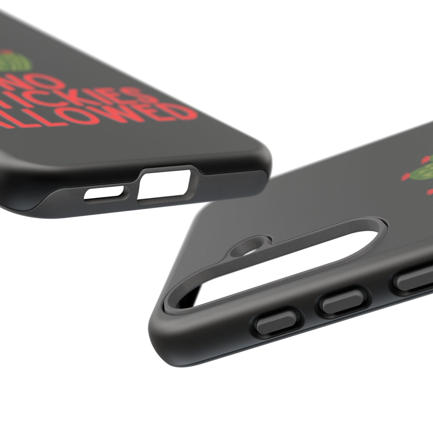 No Stickies Allowed Tough Phone Cases