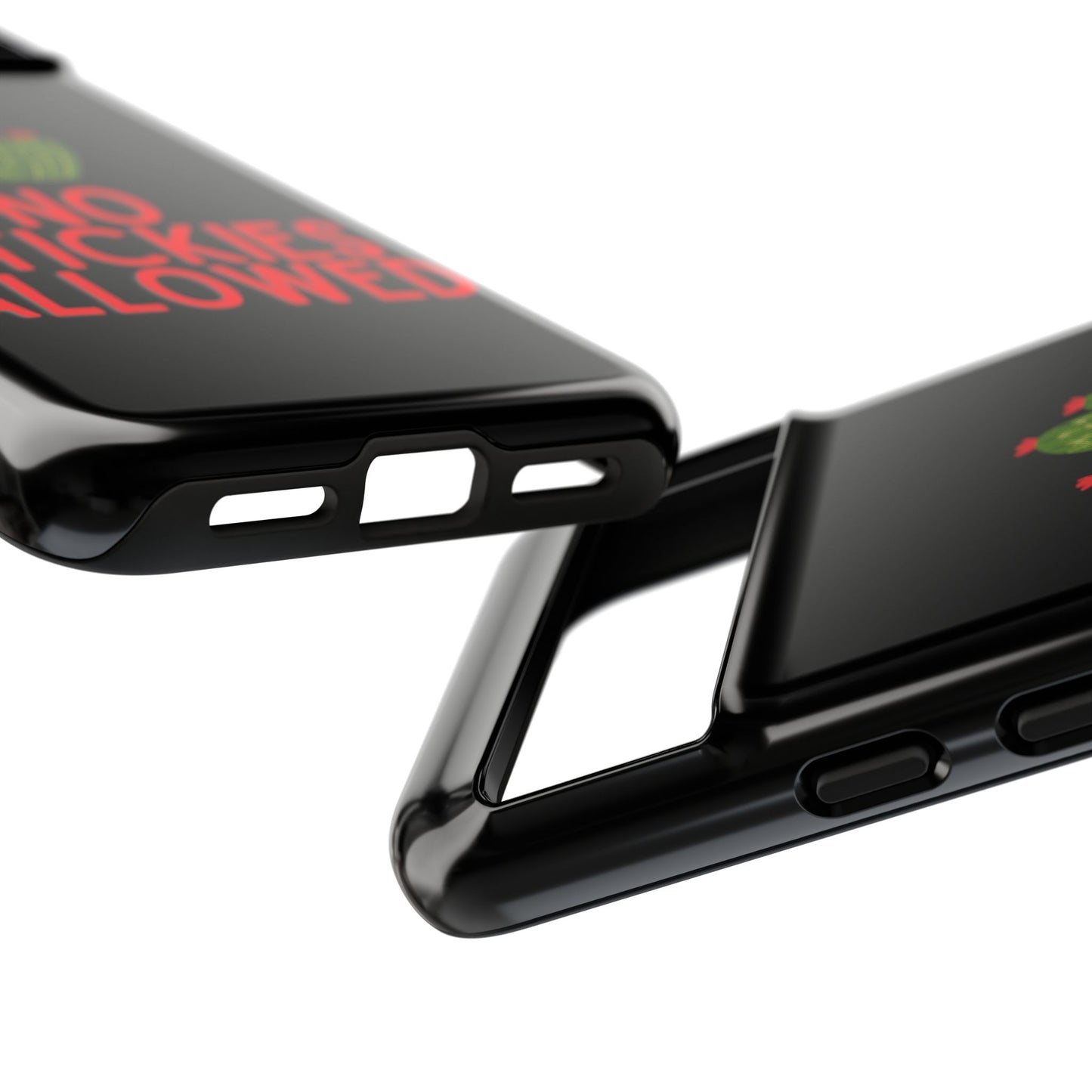 No Stickies Allowed Tough Phone Cases