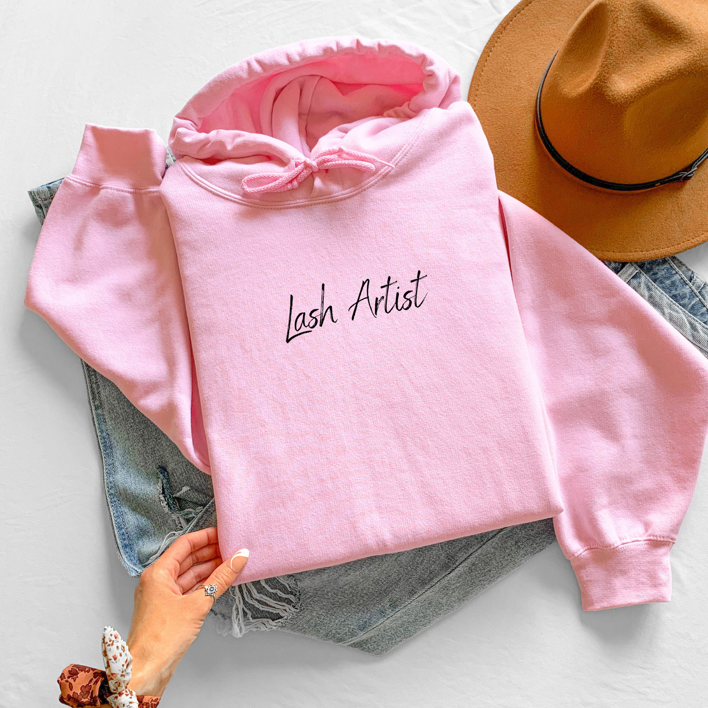 Lash Artist Hooded Sweatshirt (without extra design)