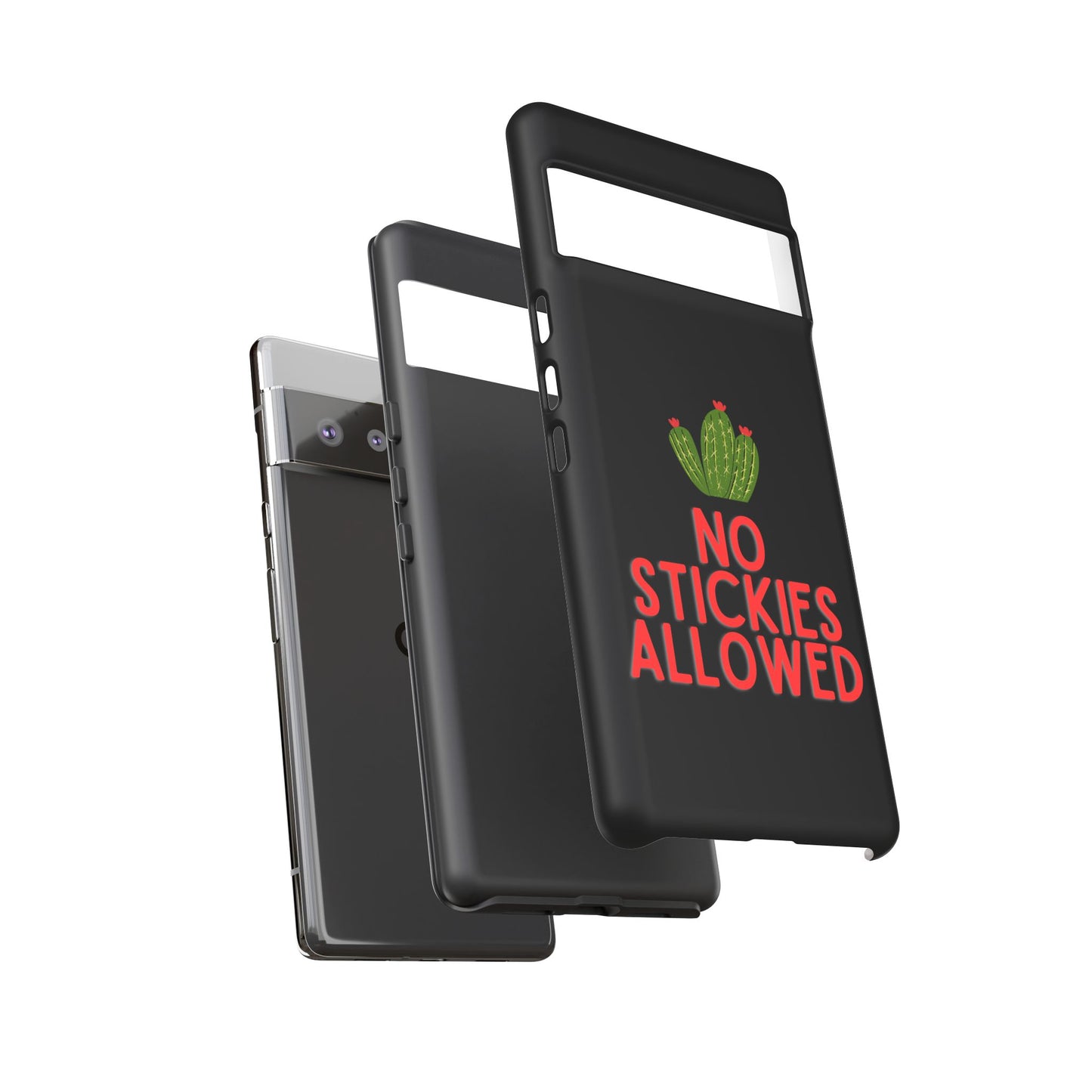 No Stickies Allowed Tough Phone Cases