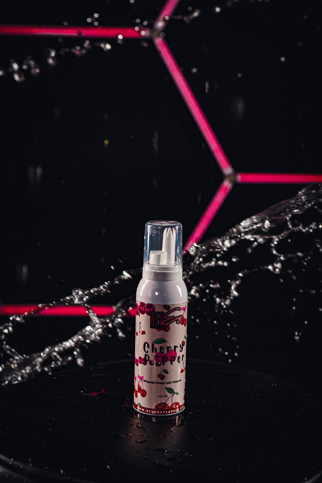 Cherry Popper Whipped Cream Lash Cleanser