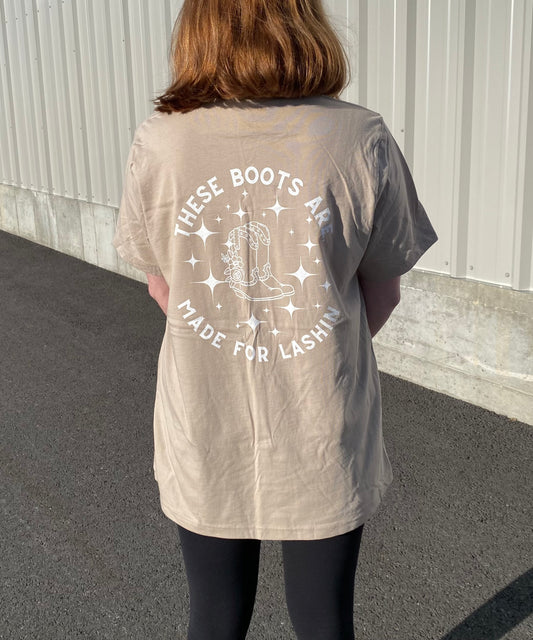 These Boots Are Made For Lashing T-Shirt