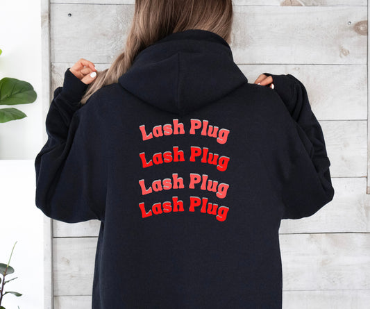 Lash Plug Hooded Sweatshirt